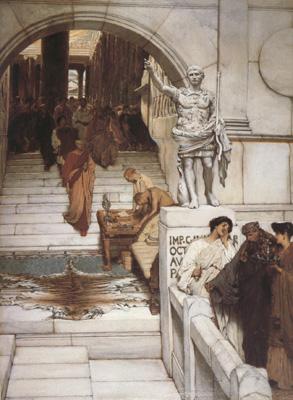 Alma-Tadema, Sir Lawrence An Audience at Agrippa's (mk23) France oil painting art